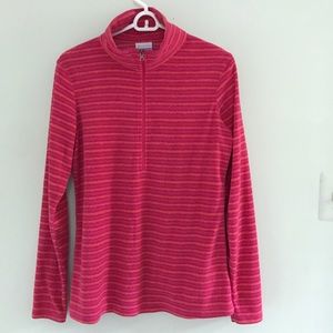 Columbia Fleece Pullover Half Zip Size M